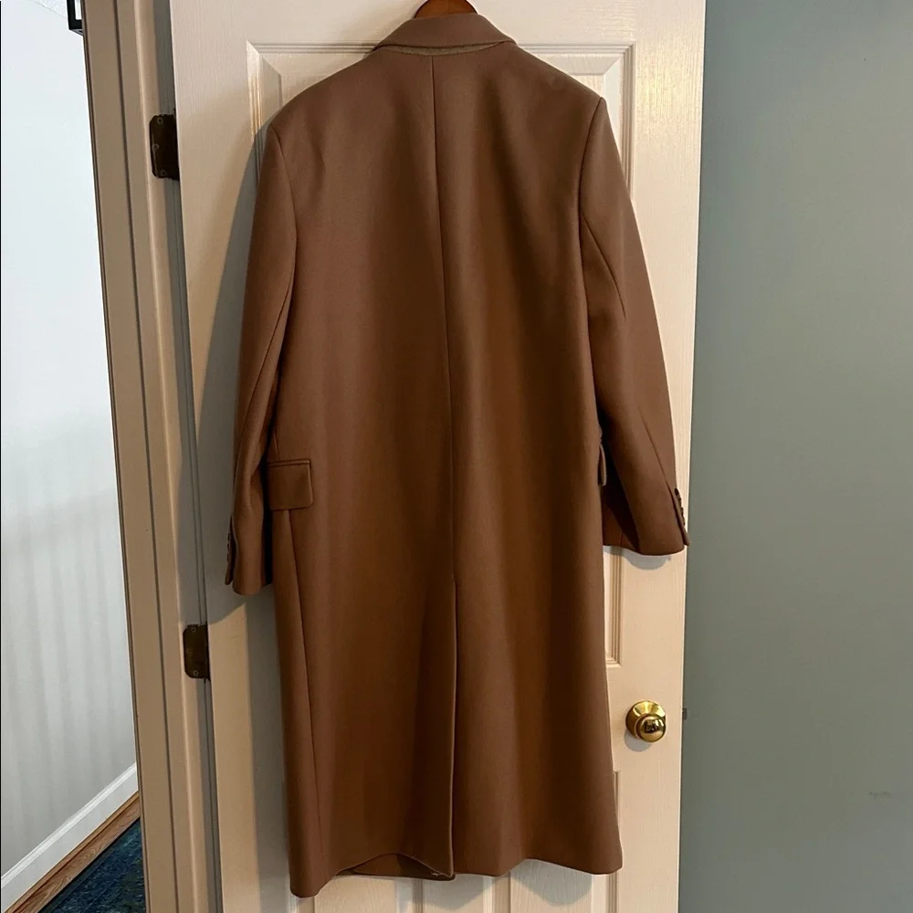 Aritzia Wilfred Symphony Camel Double-Breasted wool cashmere Coat - Picture 6 of 11
